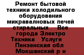 Ремонт бытовой техники холодильного оборудования микравалновых печей стиральных  - Все города Электро-Техника » Услуги   . Пензенская обл.,Мокшанский р-н
